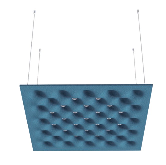 RCK26 LED akusztikai panel kazettas mennyezethez